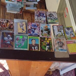 Assorted Football Trading Cards